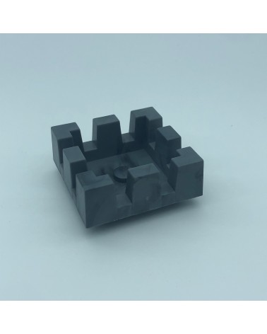 Small Square Beehive Dark Grey