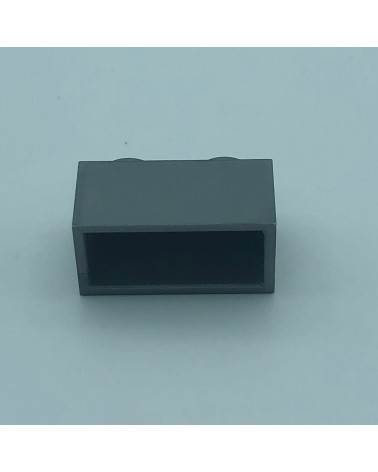 PDJ J metallic grey 2x1 bricks