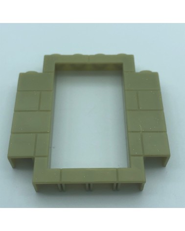 Straited parete per porta verde PDJ caqui