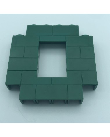 PDJ Dark Green Window Wall