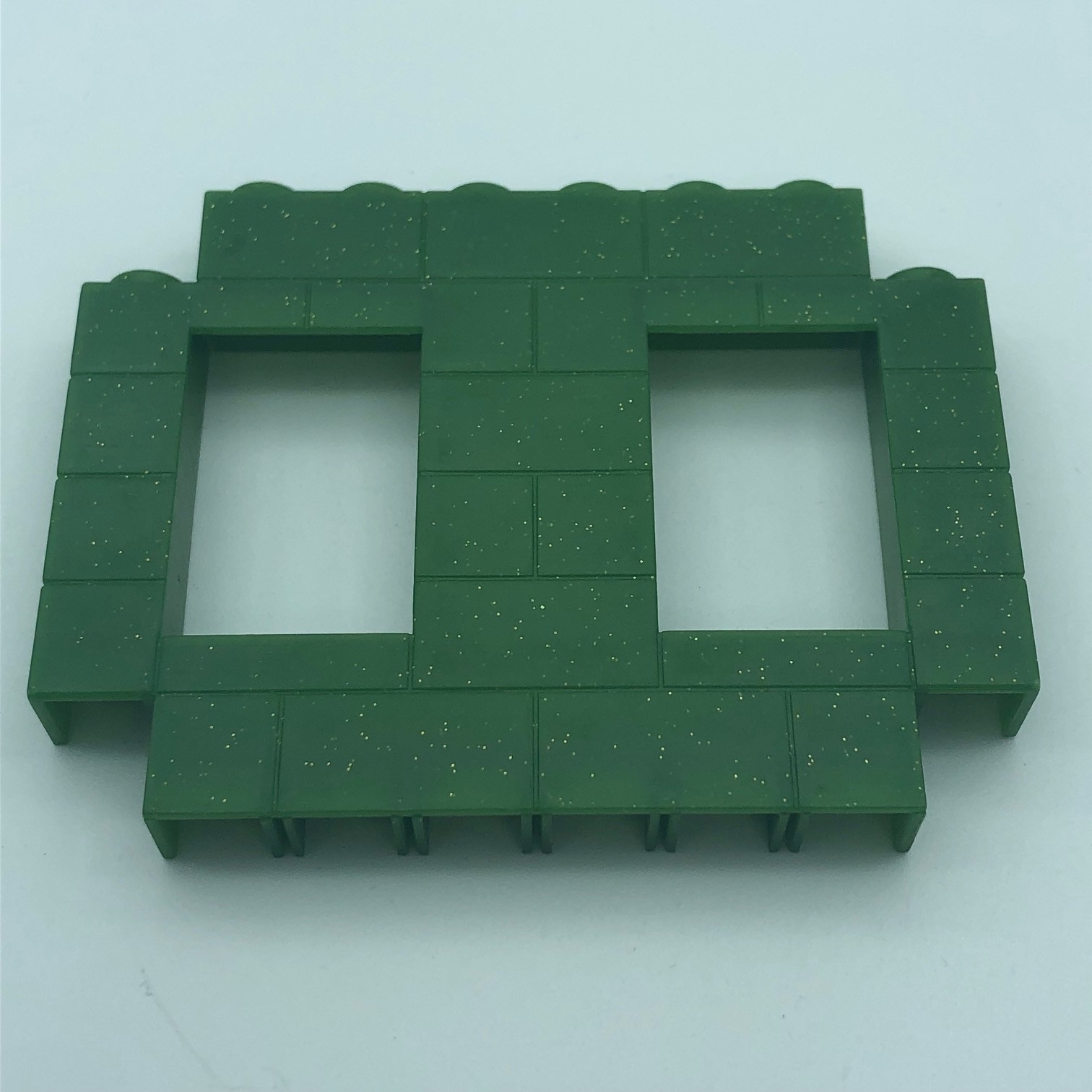 Parete luminoso doppio verde finestra di PDJ