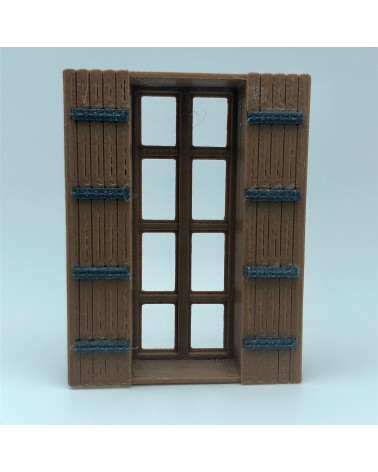 Contraventana abierta