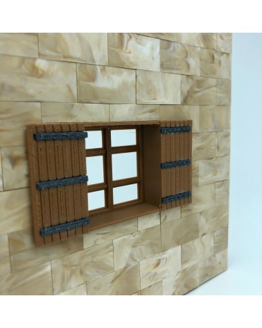 Contraventana abierta
