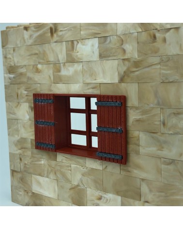 Contraventana abierta