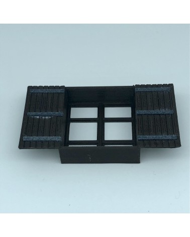 Contraventana abierta