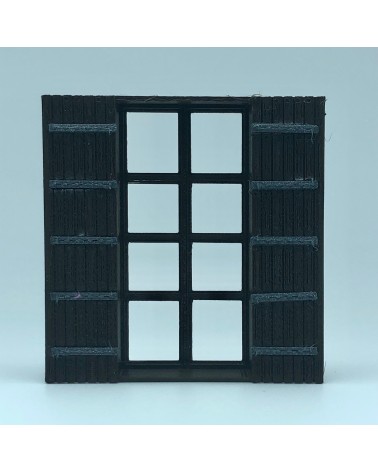 Contraventana abierta