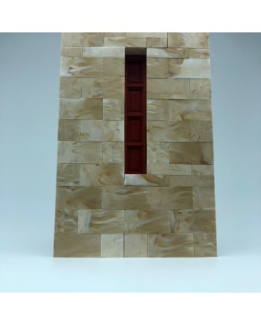 Locked window frame