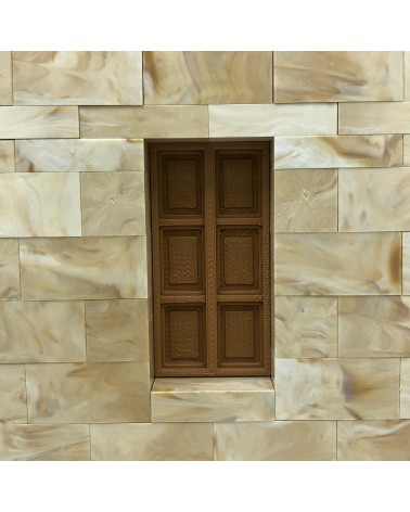 Locked window frame