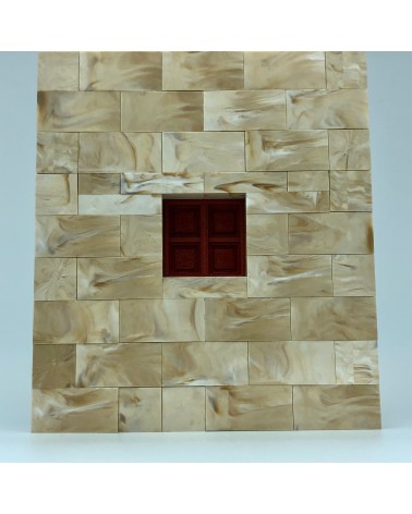 Locked window frame
