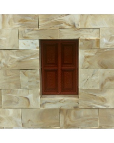 Geschlossener Fensterrahmen