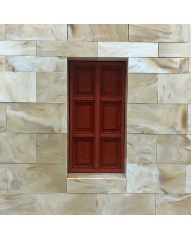 Locked window frame