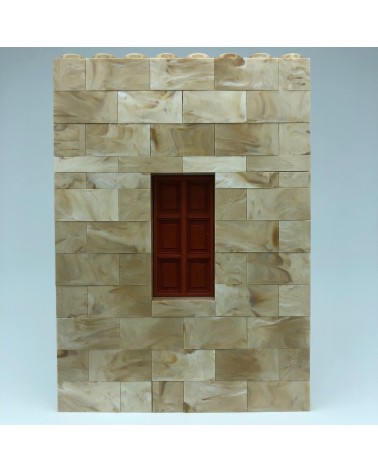 Locked window frame