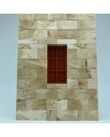 Locked window frame