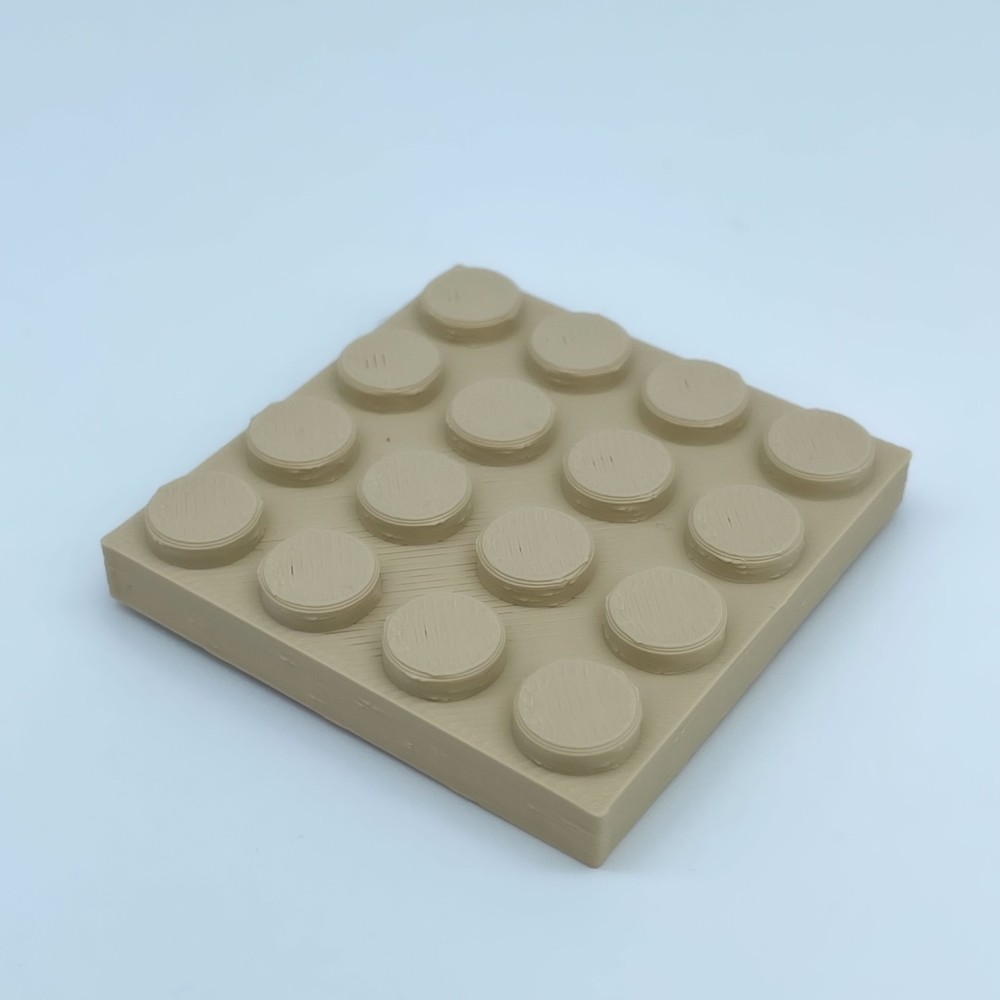 Square Plates Δ NG CASTILLOS Model Δ JUGUETE Plastic Blocks