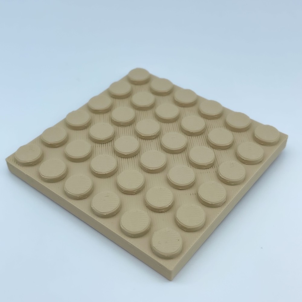 Square Plates Δ NG CASTILLOS Model Δ JUGUETE Plastic Blocks