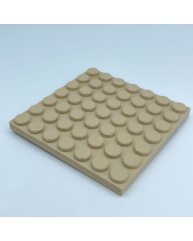 Square Plates Δ NG CASTILLOS Model Δ JUGUETE Plastic Blocks
