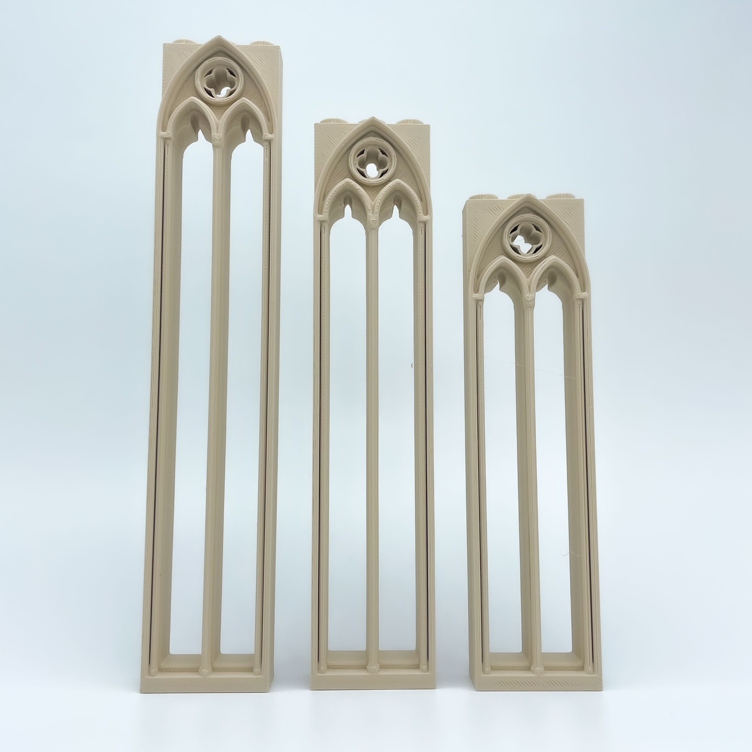 Ventana Gótica Extra Larga con Óculo | Maqueta NG CASTILLOS | JUGUETE bloques plástico