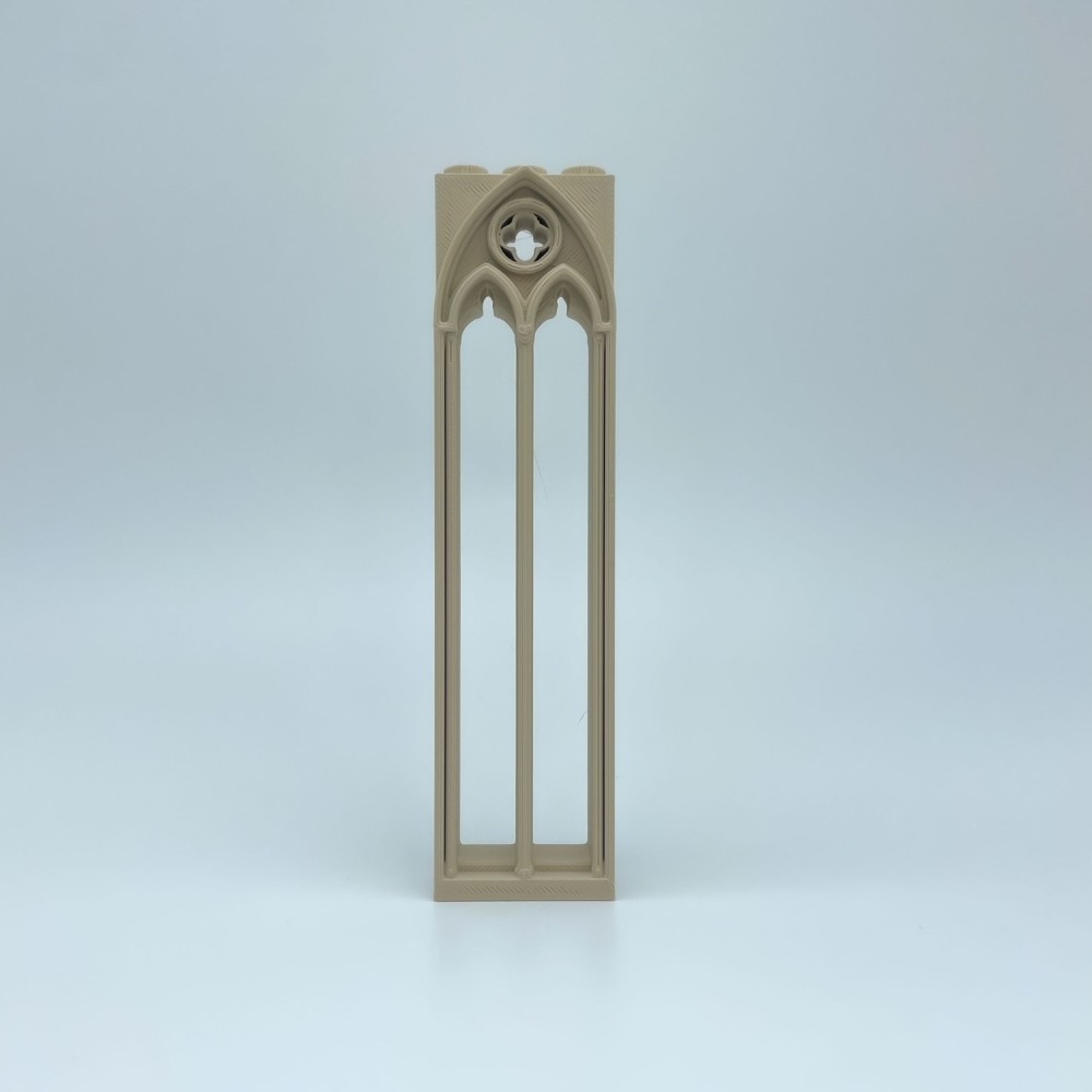 Ventana Gótica Extra Larga con Óculo | Maqueta NG CASTILLOS | JUGUETE bloques plástico