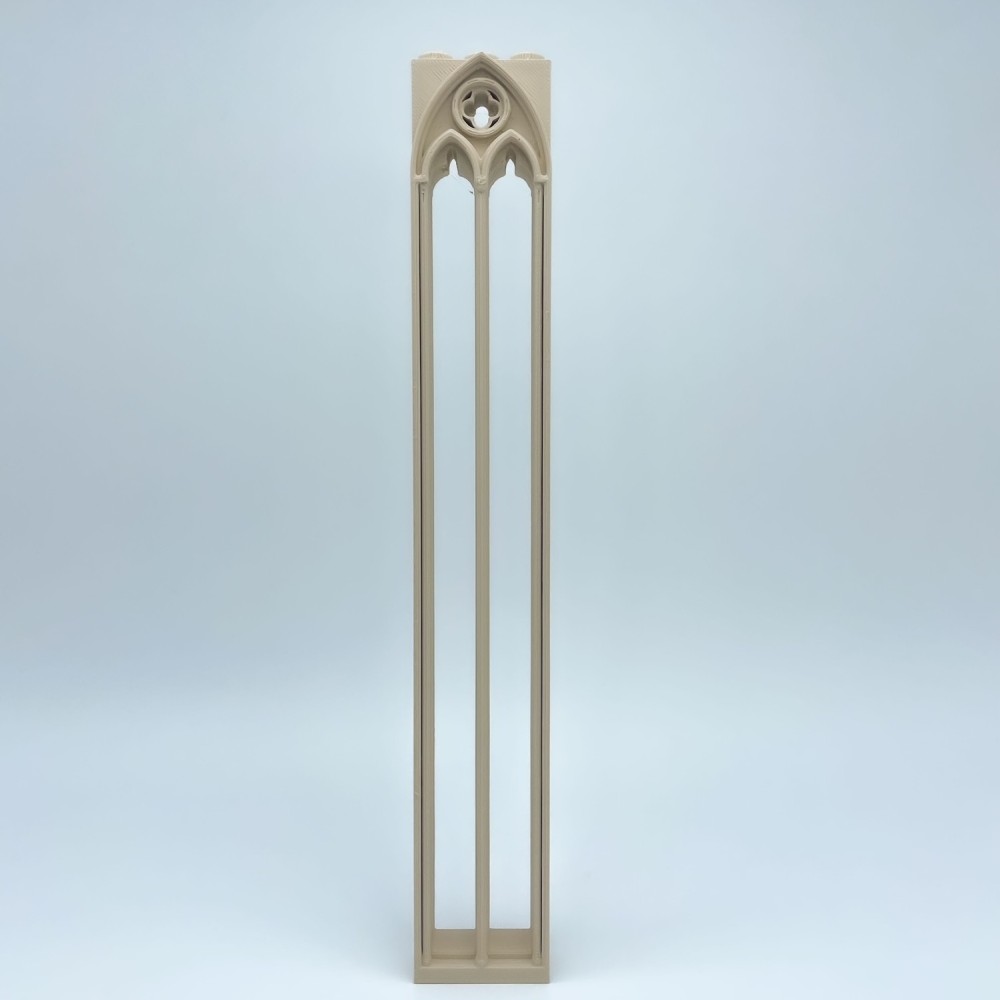 Ventana Gótica Extra Larga con Óculo | Maqueta NG CASTILLOS | JUGUETE bloques plástico