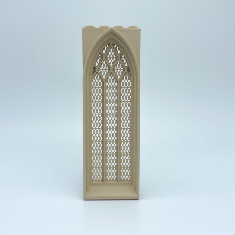 Ventana Gótica Extra Larga con Celosía | Maqueta NG CASTILLOS | JUGUETE bloques plástico Ventana Gótica Extra Larga con Celosía | Maqueta NG CASTILLOS | JUGUETE bloques plástico
