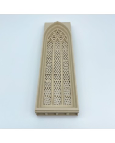 Ventana Gótica Extra Larga con Celosía | Maqueta NG CASTILLOS | JUGUETE bloques plástico