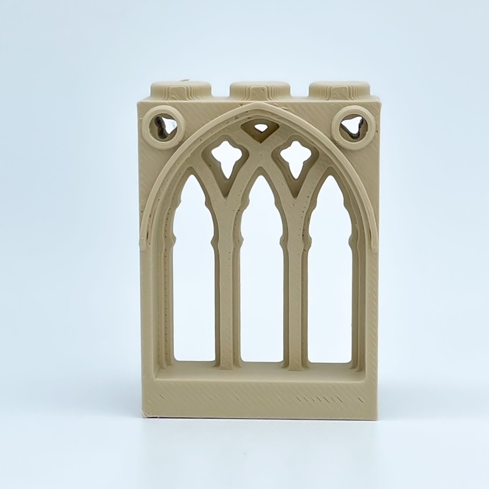 Finestra monastica gotica|Modello NG CASTELLI |Blocchi di plastica GIOCATTOLO