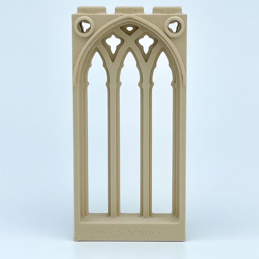 Finestra monastica gotica|Modello NG CASTELLI |Blocchi di plastica GIOCATTOLO