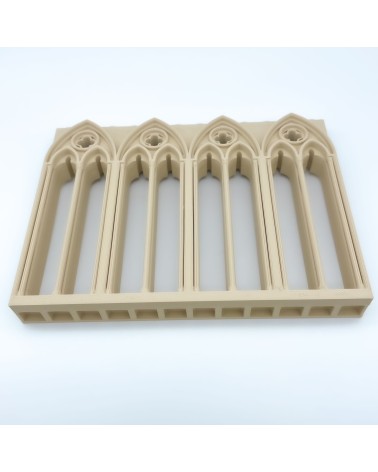 Breites gotisches Fenster B|NG CASTLES-Modell |SPIELZEUG Kunststoffblöcke