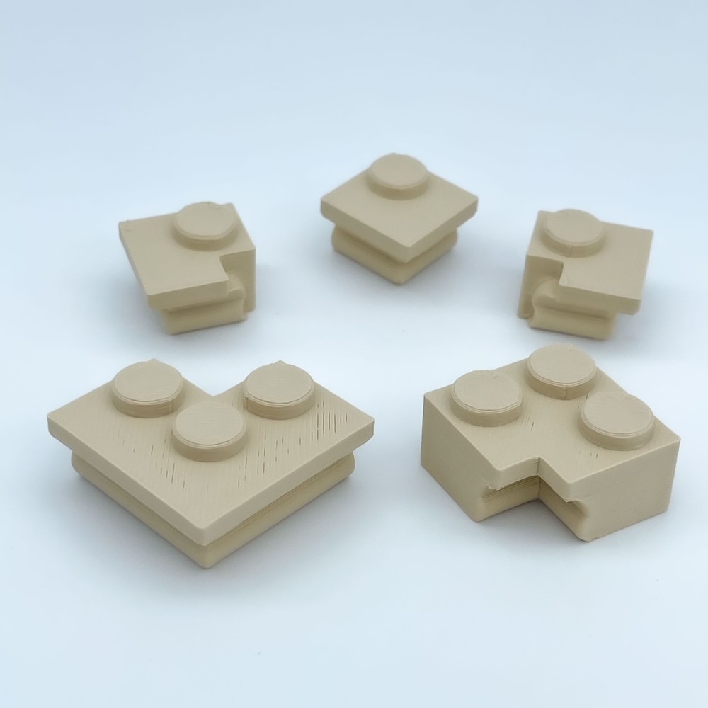 Grande corniche d'angle |Modèle NG CASTLES |Blocs en plastique TOY