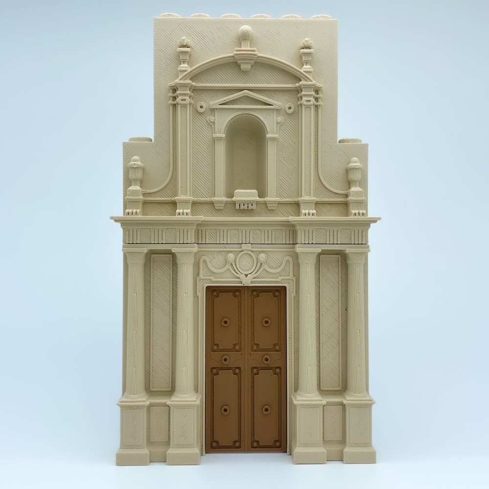 Grand Door Cathedral with Hornacina 日本語 Model NG CASTILLOS ⋅ JUGUETE Plastic Blocks