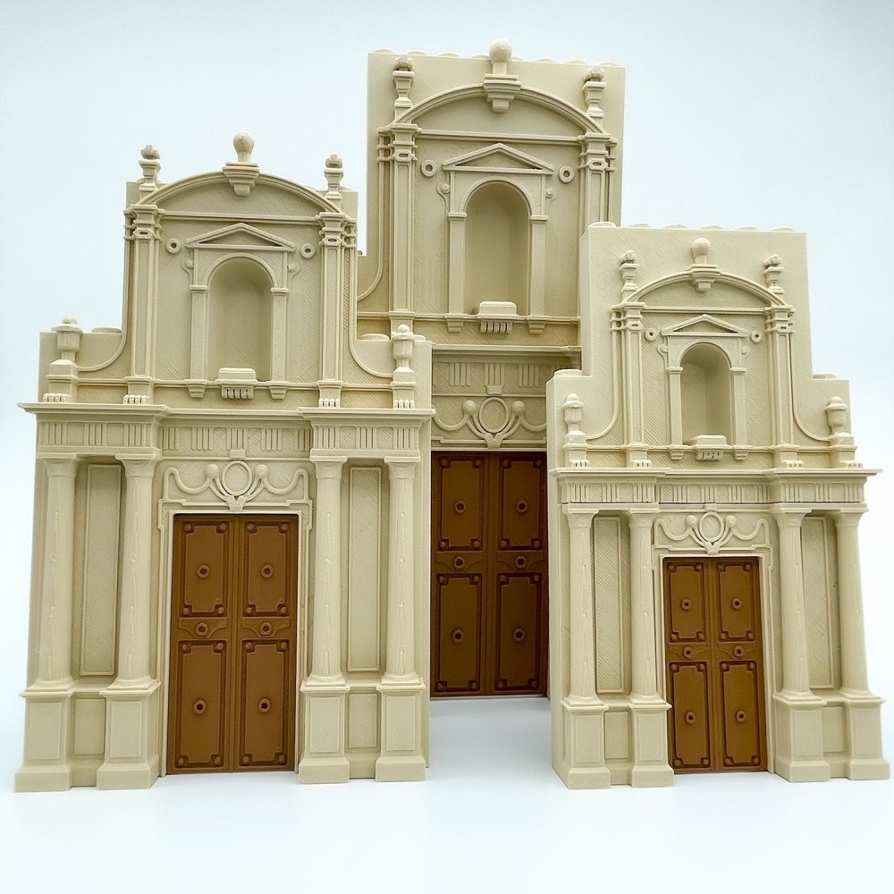 Grande Porta della Cattedrale con Nicchia |Modello NG CASTELLI |Blocchi di plastica GIOCATTOLO
