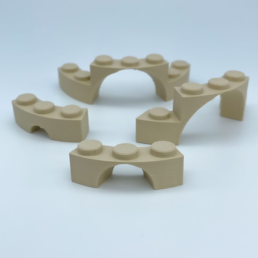 Grande Arco Merlato|Modello NG CASTELLI |Blocchi di plastica GIOCATTOLO