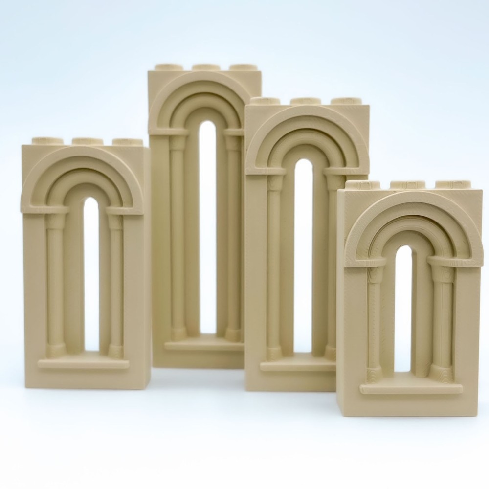 Ventana Románica Ancha| Maqueta NG CASTILLOS | JUGUETE bloques plástico