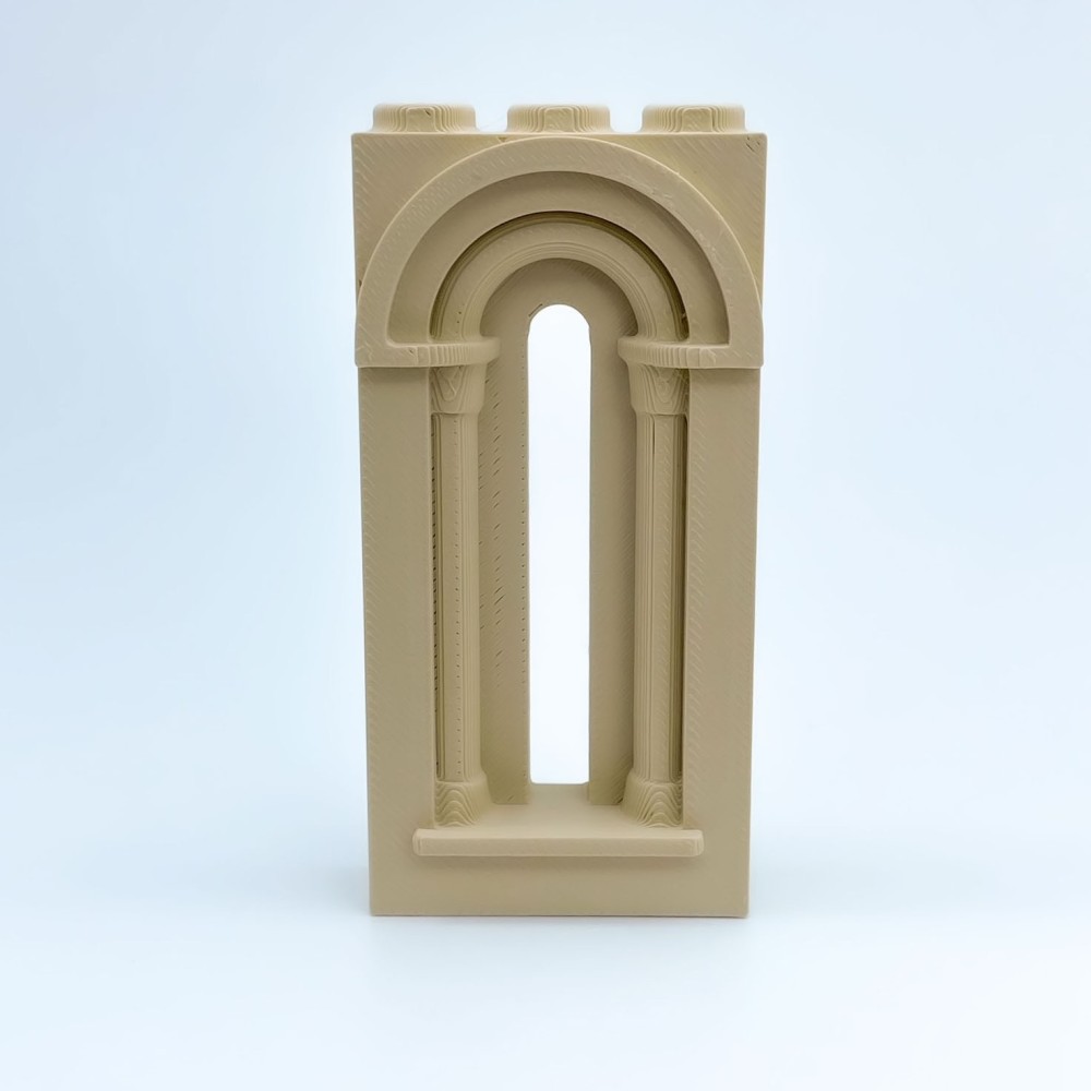 Large fenêtre romane |Modèle NG CASTLES |Blocs en plastique TOY