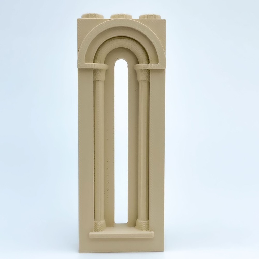 Large fenêtre romane |Modèle NG CASTLES |Blocs en plastique TOY