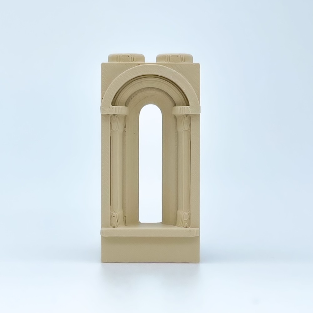 Finestra romànica EstrechaUD Model NG CASTILLOS ⋅ Blocs de plàstic JUGUETE