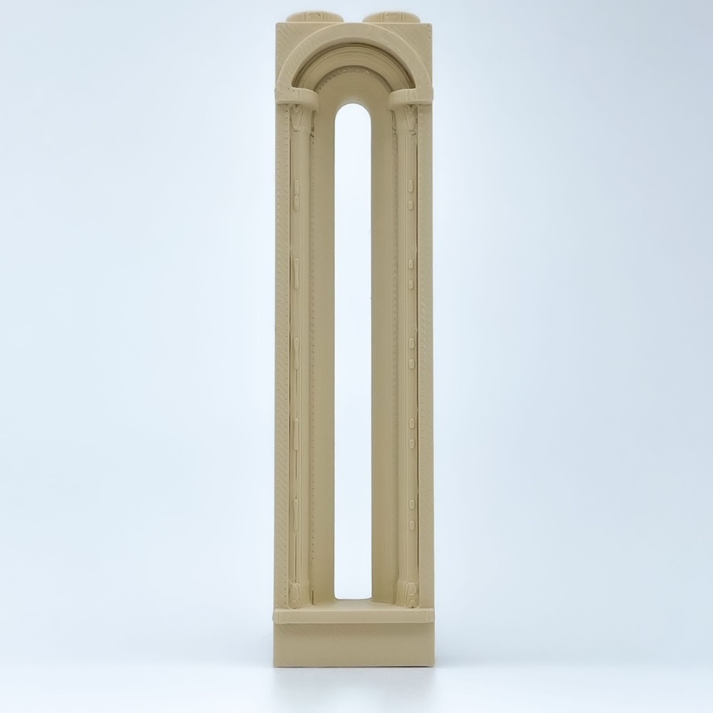 Finestra romanica stretta|Modello NG CASTELLI |Blocchi di plastica GIOCATTOLO