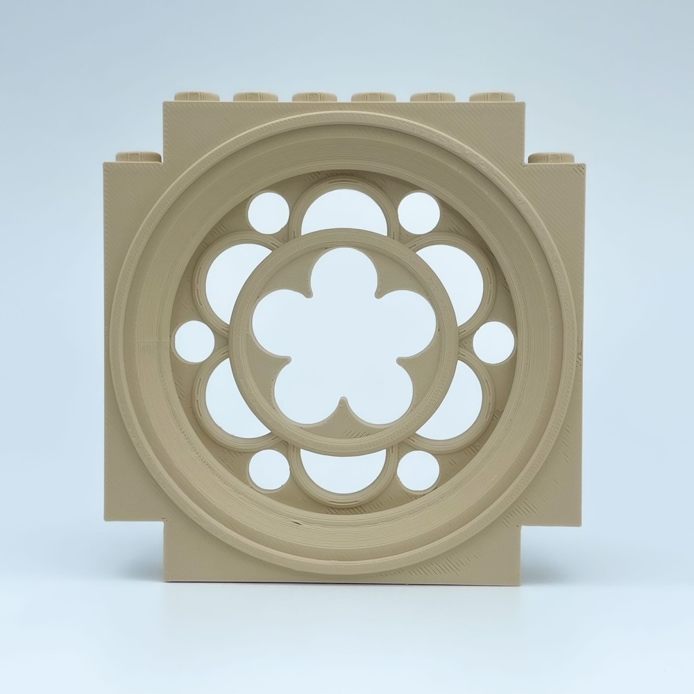 Rosette A|NG CASTLES-Modell |SPIELZEUG Kunststoffblöcke