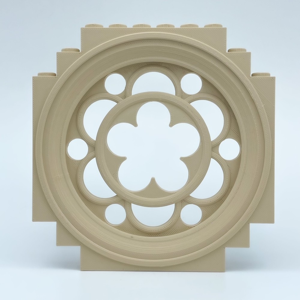 Rosette A|NG CASTLES-Modell |SPIELZEUG Kunststoffblöcke