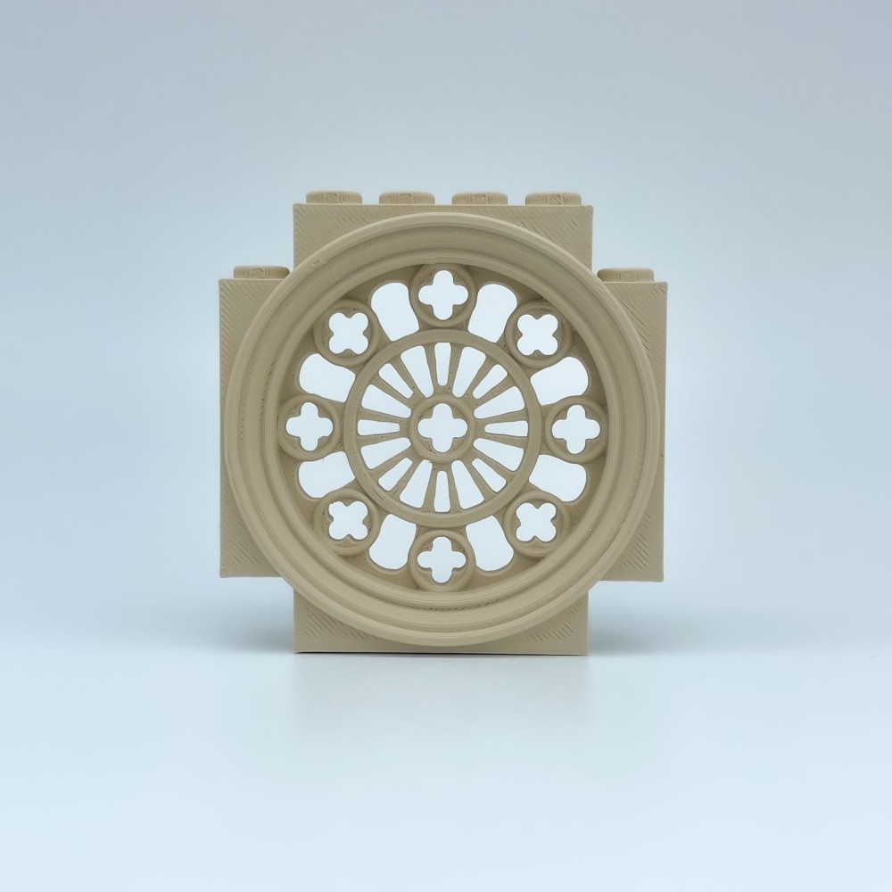 Rosette E|Modell NG CASTLES |SPIELZEUG-Kunststoffblöcke
