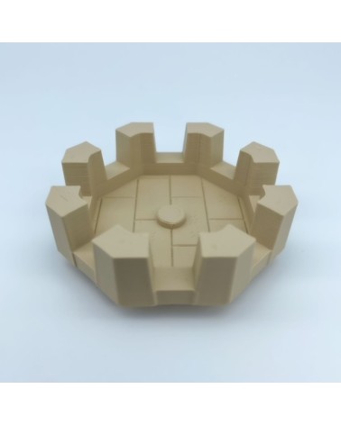 Hive octogonale & AdaptateurSystem NG CASTILLOS Δ JUGUETE blocs plastiques