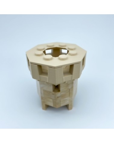 Almena Octagonal y Adaptador| Maqueta NG CASTILLOS | JUGUETE bloques plástico