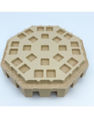 Octagonal hive & AdapterSystem NG CASTILLOS Δ JUGUETE Kunststoffblöcke