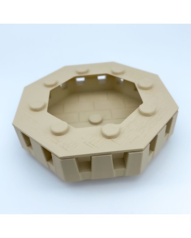 Hive octogonale & AdaptateurSystem NG CASTILLOS Δ JUGUETE blocs plastiques