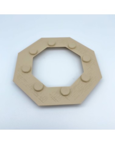 Almena Octagonal y Adaptador| Maqueta NG CASTILLOS | JUGUETE bloques plástico