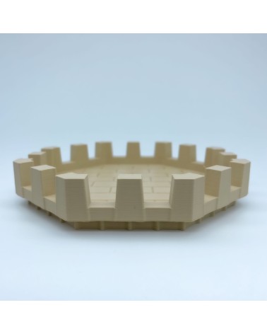 Almena Octagonal y Adaptador| Maqueta NG CASTILLOS | JUGUETE bloques plástico