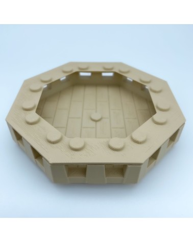 Alveare ottagonale & AdapterSystem NG CASTILLOS Δ JUGUETE blocchi di plastica