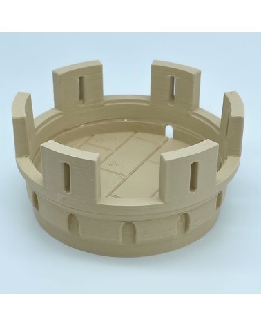 Almena Redonda 5 puntos A| Maqueta NG CASTILLOS | JUGUETE bloques plástico