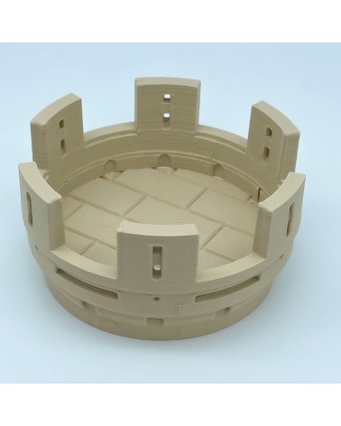 Almena Redonda 5 puntos B| Maqueta NG CASTILLOS | JUGUETE bloques plástico