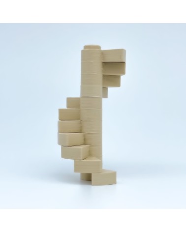 Peldaño Escalera Caracol| Maqueta NG CASTILLOS | JUGUETE bloques plástico